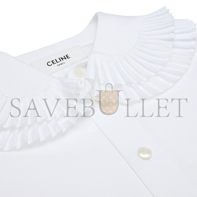 CELINE SHIRT IN COTTON POPLIN RC07T0T01.01BC